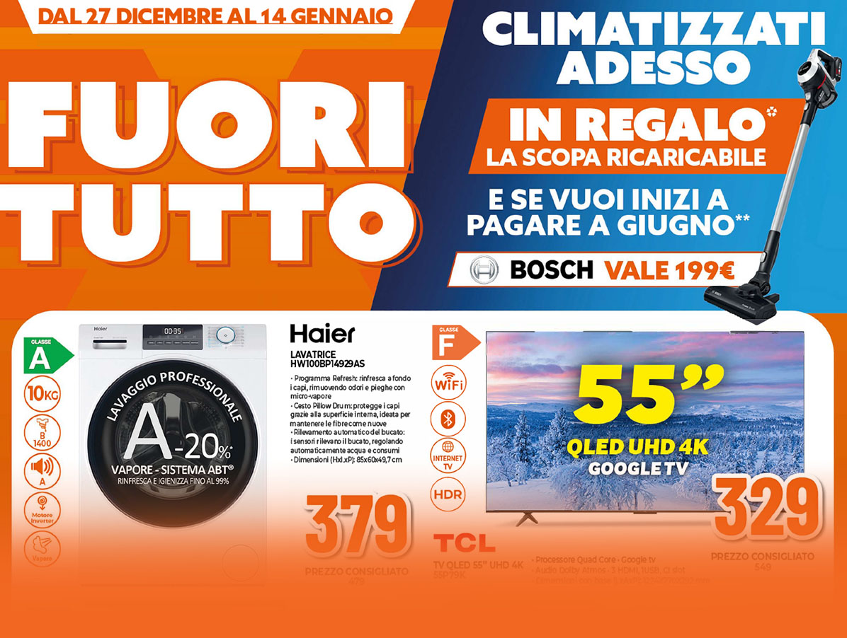 Promo valide fino al 14 Gennaio 2026